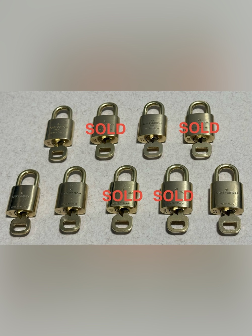 Louis Vuitton Lock n Key Set ($40 per one set )
